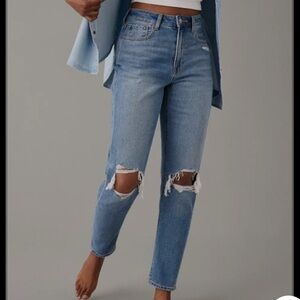 American Eagle Outfitters High Rise Light Blue Jeans